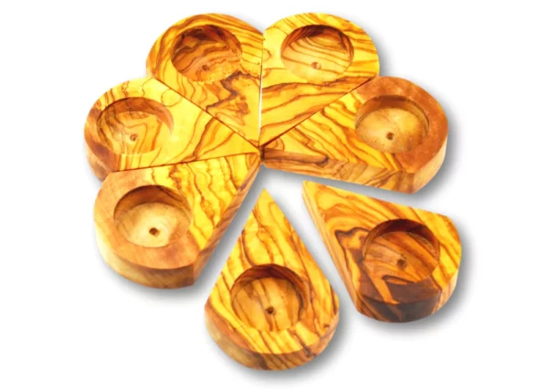 Flower Shape Candle Holders Set of 7