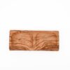Olive Wood Rectangular Dish with Two Carved Compartments