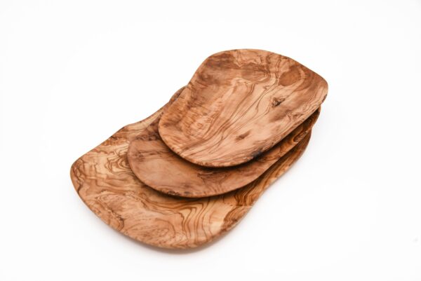 Olive Wood Bent Plate