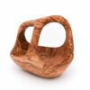 Olive Wood Bowl-Basket With Handle
