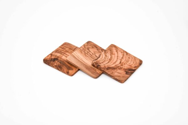 Olive Wood Coasters-Square format