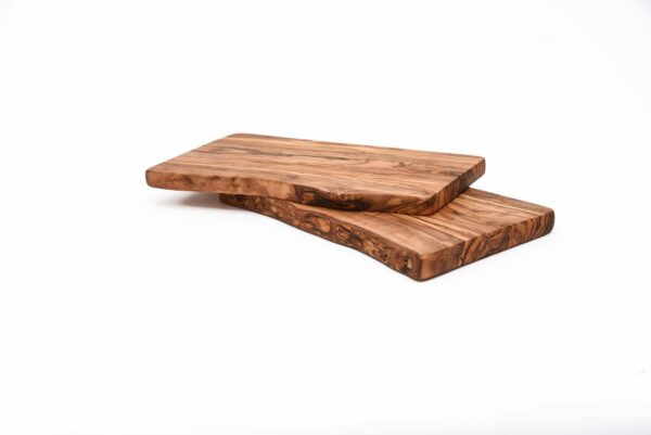Olive Wood Cutting Board Live Edge Rectangular