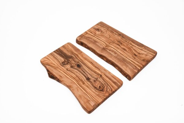 Olive Wood Cutting Board Live Edge Rectangular