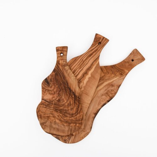 Olive Wood Cutting Board with Handle- Charcuterie Board