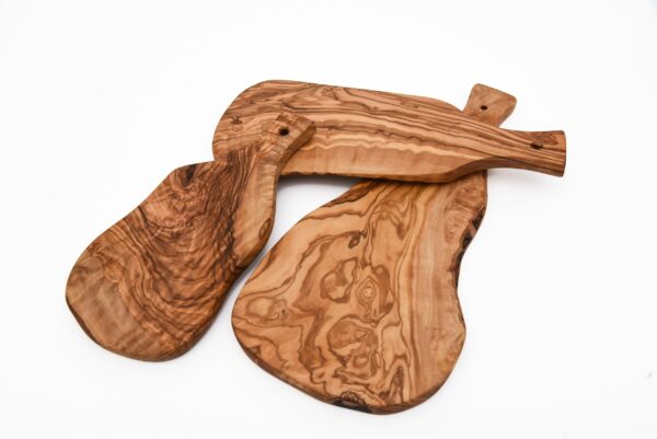 Olive Wood Cutting Board with Handle- Charcuterie Board