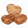 Olive Wood Cutting Board – Heart-Shaped