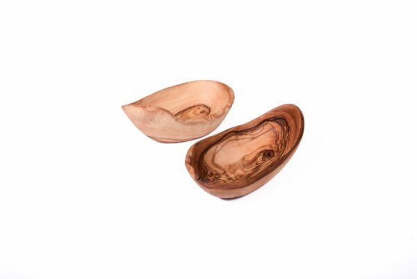 Olive Wood Dipping Bowl – Rustic