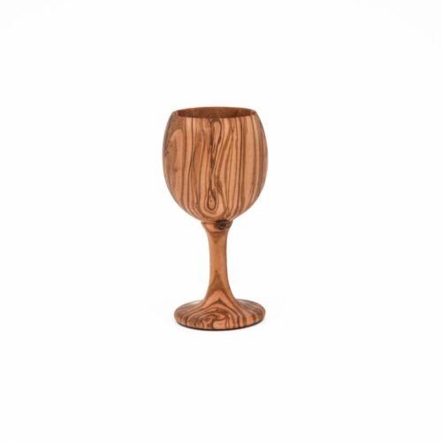 Olive Wood Goblet Chalice Cup