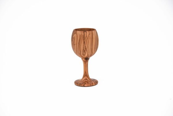 Olive Wood Goblet Chalice Cup