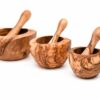 Olive Wood Mortar and Pestle Stylish