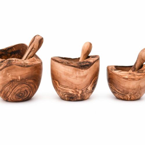 Olive Wood Mortar and Pestle