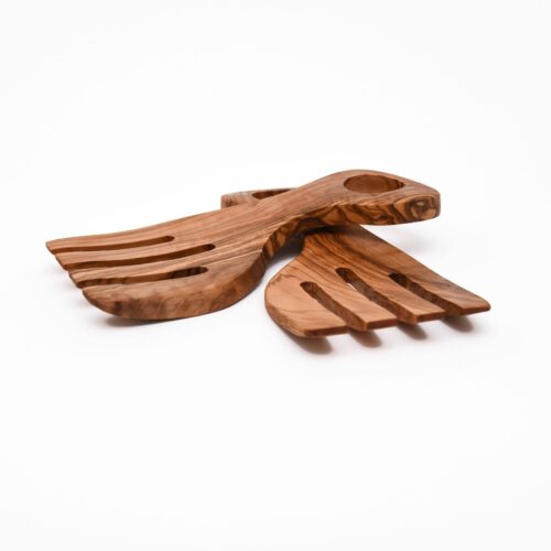 Olive Wood Salad Hand