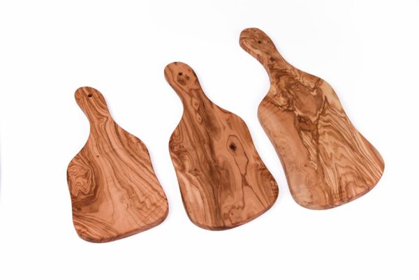 Olive Wood Serving-Cutting Board with Handle