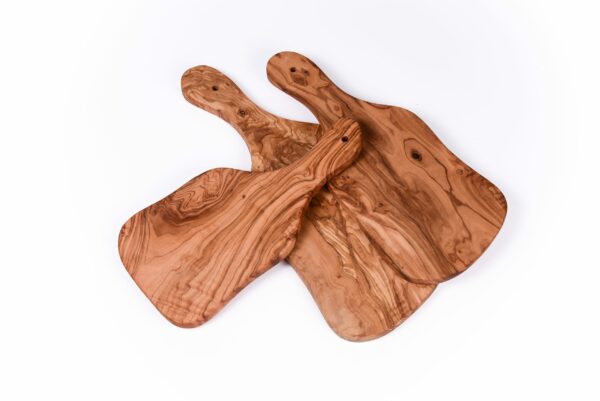 Olive Wood Serving-Cutting Board with Handle