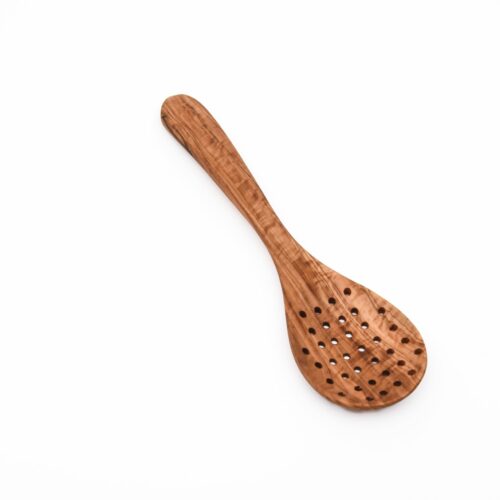 Olive Wood Tunisia Draining Spoon